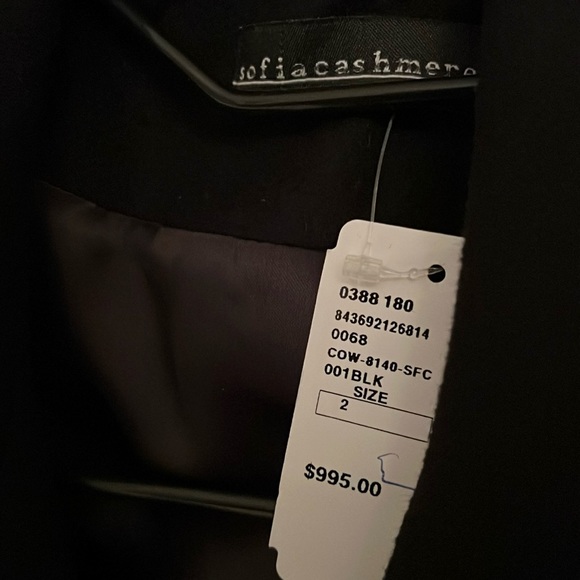 Sofia Cashmere Funnel Neck Coat - Picture 8 of 9